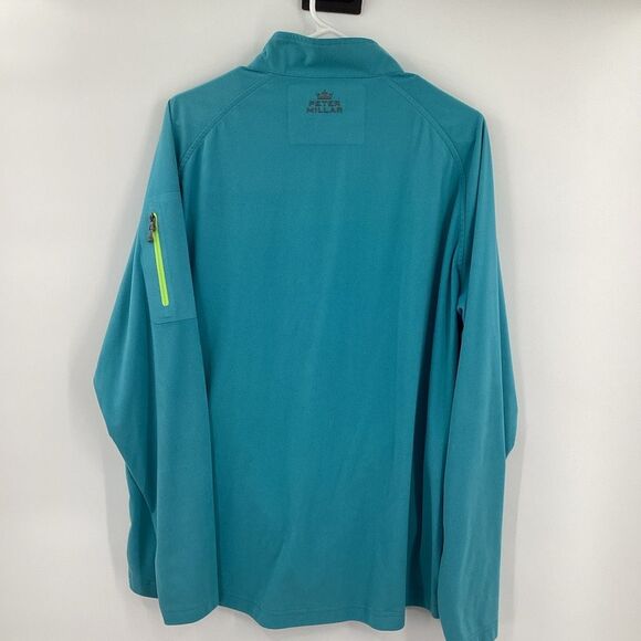 EUC Ladies Peter Millar Crown Sport Microfiber Fleece 1/4 Zip Pullover - Large - Picture 7 of 9